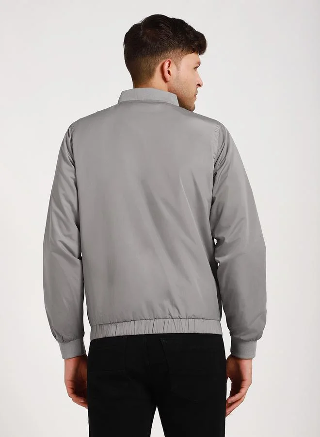 Dennis Lingo Collared Regular Fit Bomber Jacket