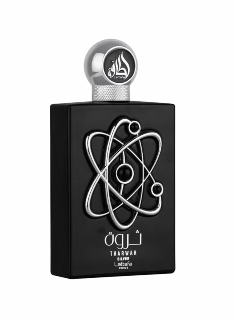 Lattafa Tharwa Silver by Lattafa perfume 100 ml - Image 2