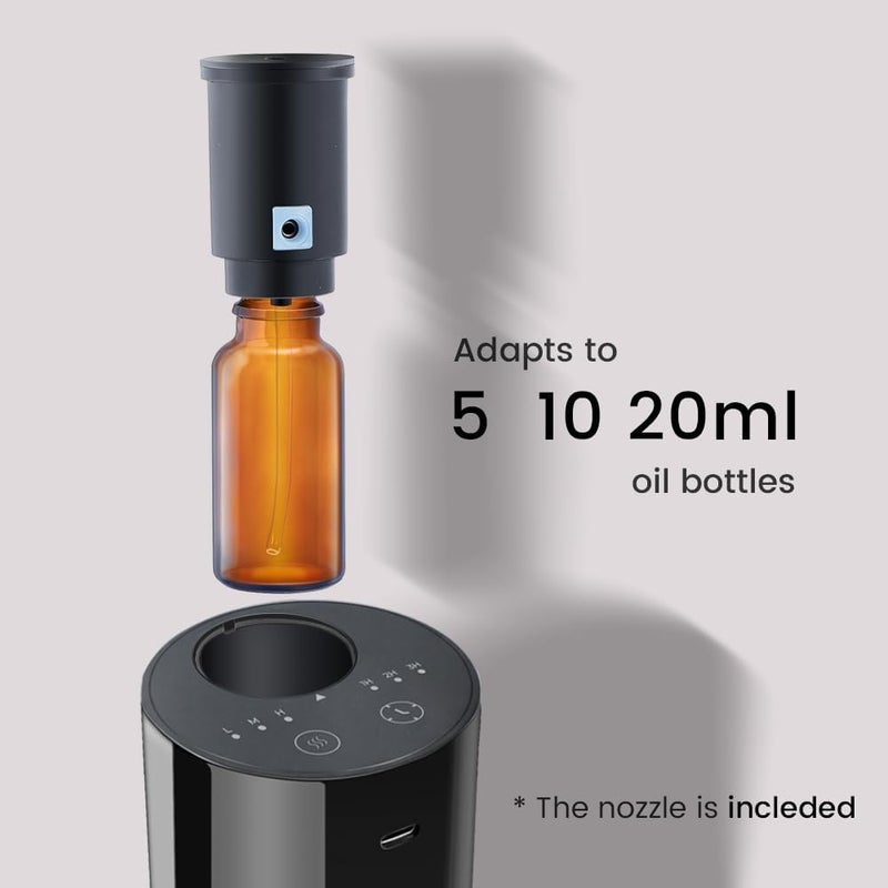 Cavir Water Free Essential Oil Diffuser - Mini Portable USB Rechargeable with Timer and Mist Levels - Image 4