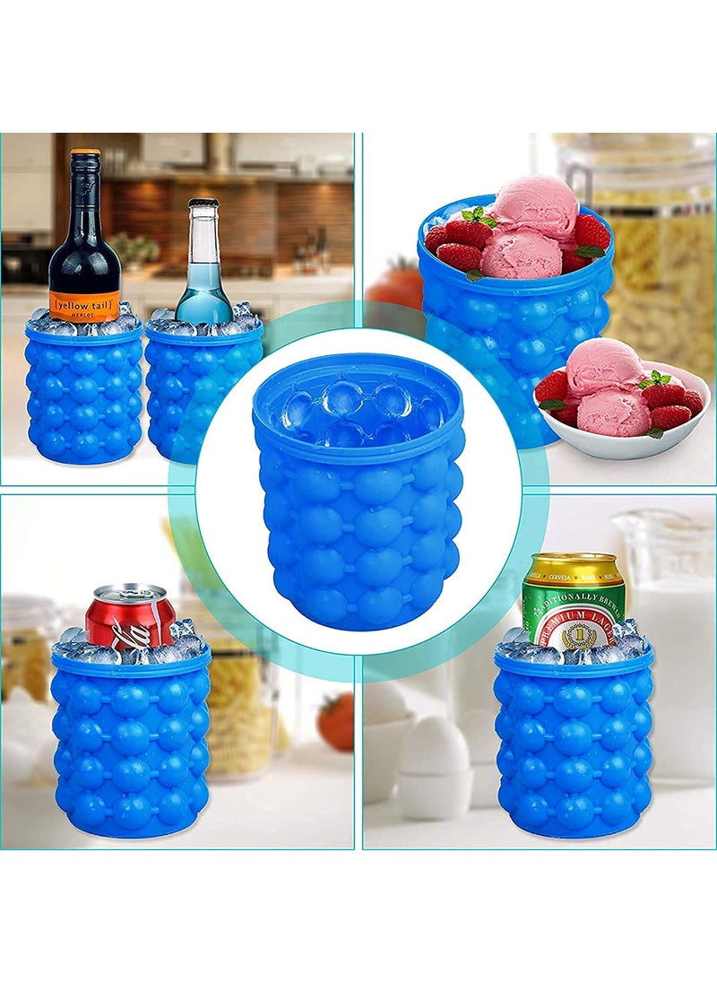 Yogilabel Yogilabel Ice Cube Maker The Innovation Space Saving Ice Cube Maker Bucket Revolutionary Space Saving IceBall Makers for Home Multicolor Pack of 1  - Image 2