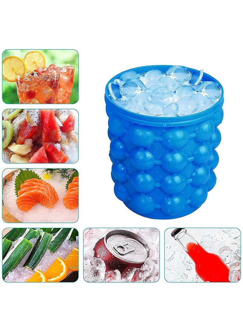 Yogilabel Yogilabel Ice Cube Maker The Innovation Space Saving Ice Cube Maker Bucket Revolutionary Space Saving IceBall Makers for Home Multicolor Pack of 1  - Image 4