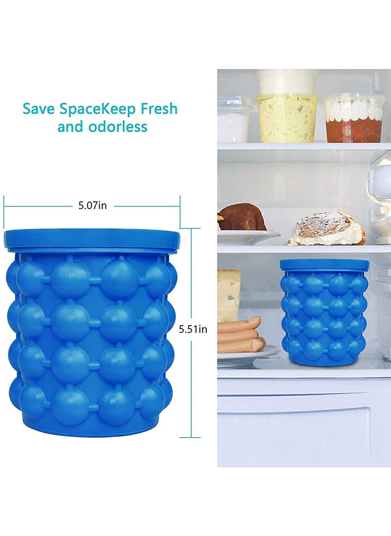 Yogilabel Yogilabel Ice Cube Maker The Innovation Space Saving Ice Cube Maker Bucket Revolutionary Space Saving IceBall Makers for Home Multicolor Pack of 1  - Image 5