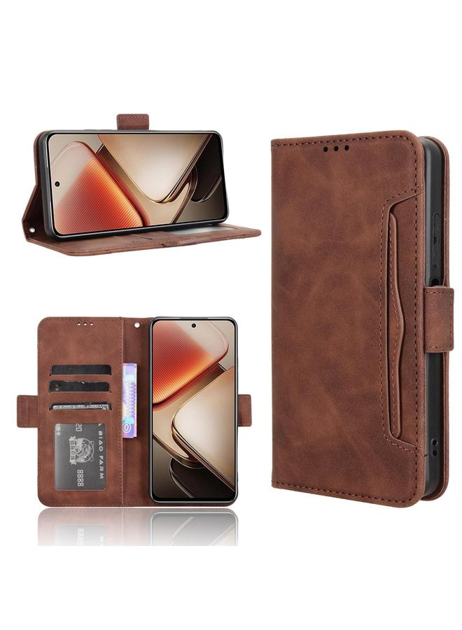 S-TOP Case For Oukitel C58 / C58 Pro Skin Feel Calf Texture Card Slots Leather Phone Case - Image 1