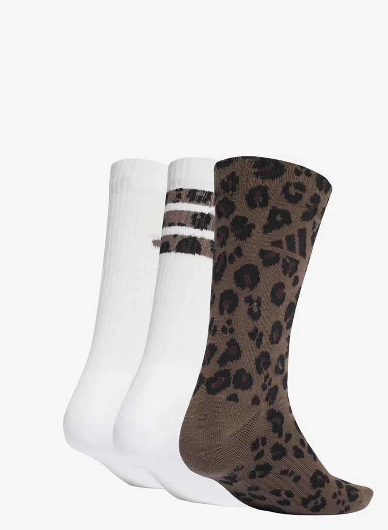 Adidas Leo Graphic Socks 3 Pair Pack