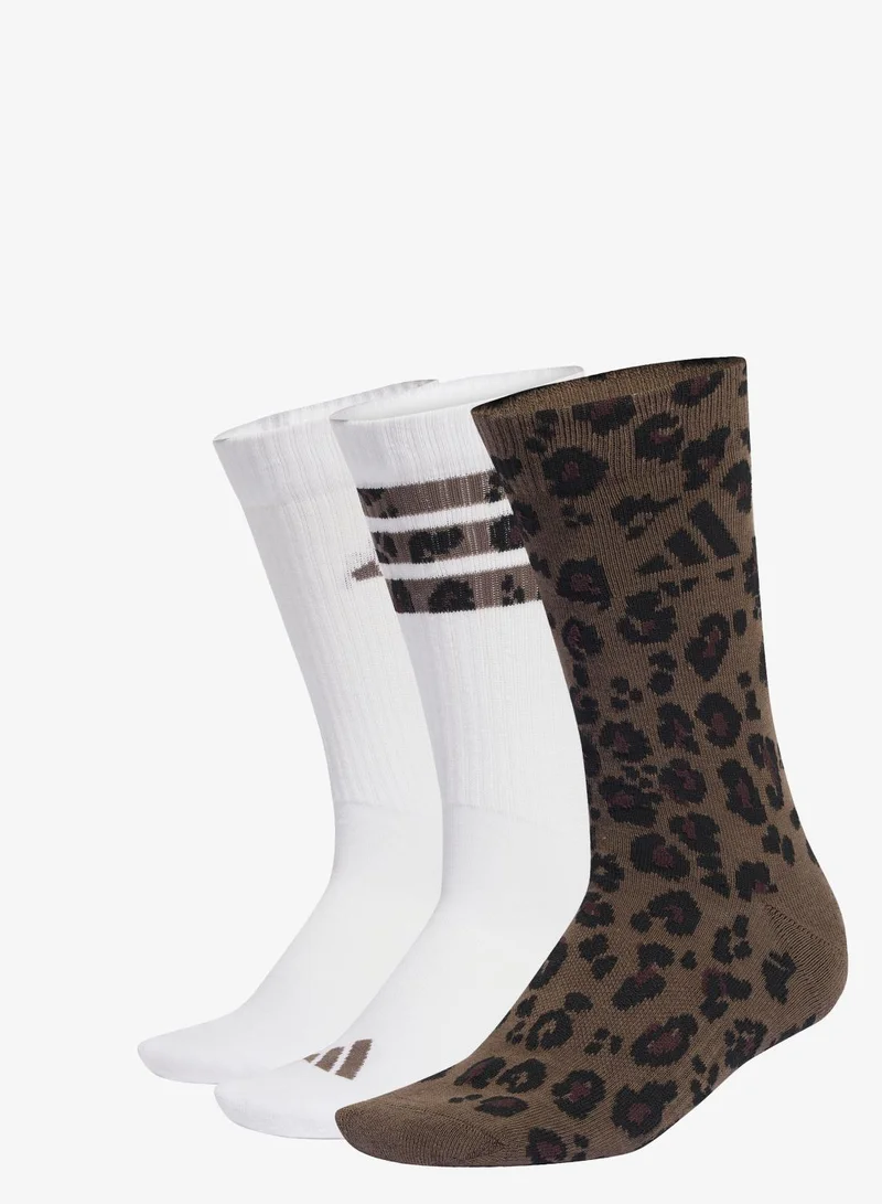 Adidas Leo Graphic Socks 3 Pair Pack