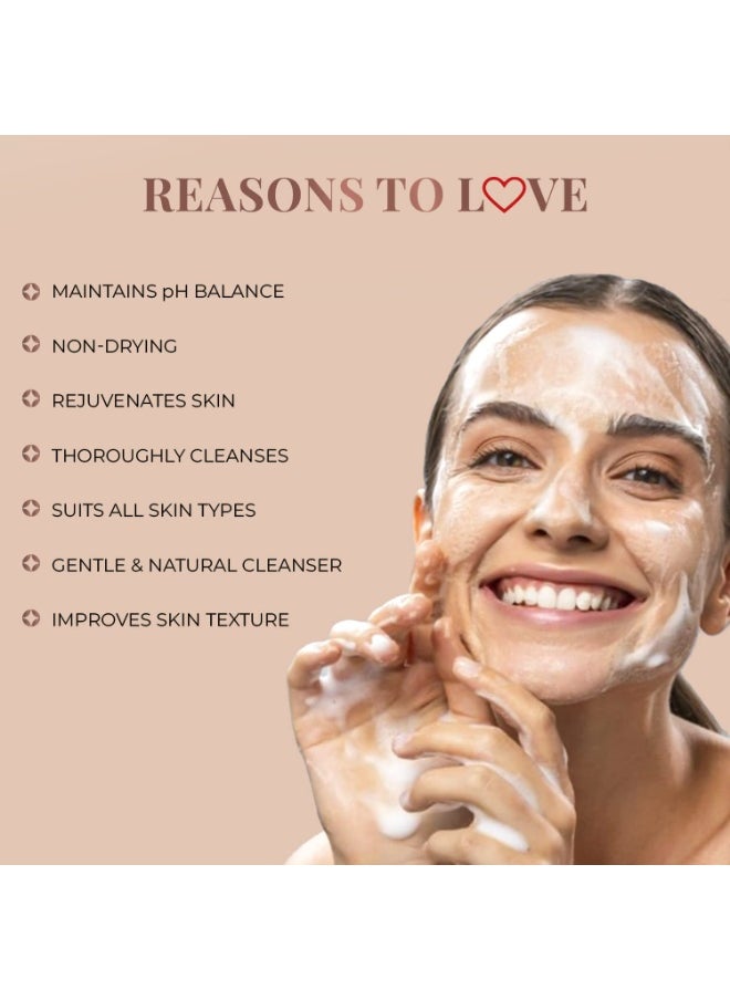 Just Herbs Ayurvedic Silksplash Face Wash For Oil Control & Clogged Pores, Removes Dust, Dirt & Makeup Residue, Suits All Skin Types 100Ml  - Image 4