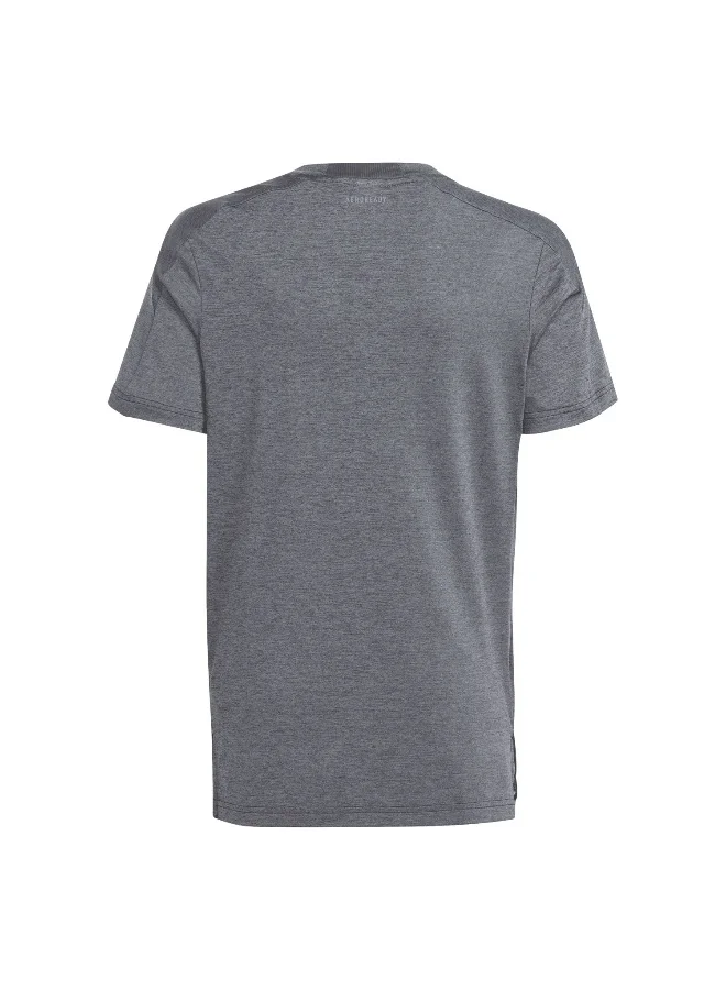Adidas adidas J Hea Tee Black Training T-Shirts 5-6Y
