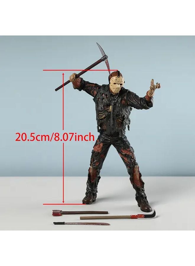 Scary Movie Character Action Figure Collectible Model Doll 8.07 Inch - Image 2