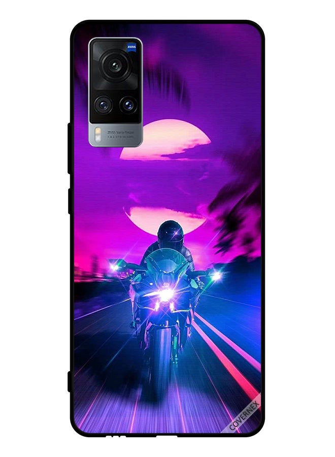 Covernex Protective Case Cover For Vivo X60 Biker Leaving Moon Behind - Image 1