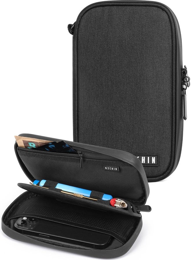 OZCHIN Smell Proof Bag Pocket Bag Activated Carbon Fiber 8'' x 5'' Portable Carry Pouch for Travel - Image 1