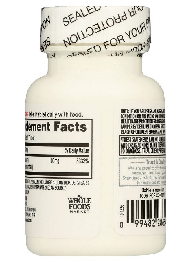 365 by Whole Foods Market Vitamin B1 100Mg 100 Tablets  - Image 3