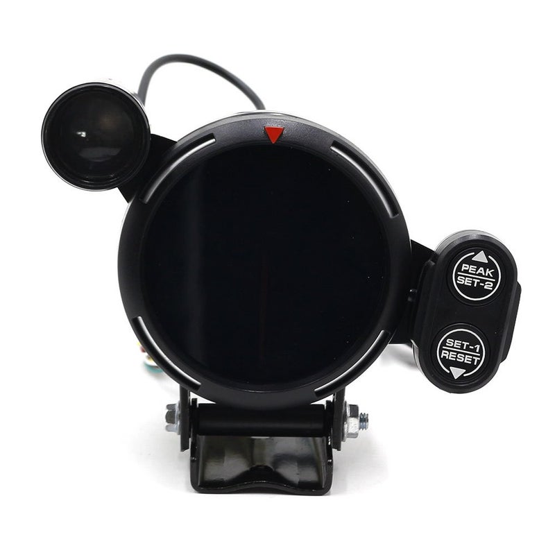 Dyno Racing عداد دوران المحرك 80MM RPM مقياس سرعة عالية محرك خطوة 7 ألوان 0-11000 RPM مع ضوء تغيير وتحذير ذروة - Image 3