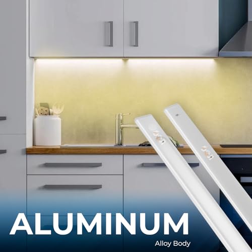 DOJI Profile Light | Aluminium Under Cabinet Light | Kitchen Lights Under Cabinet | Profile Lights for Ceiling,Wardrobe, cupbroad | Color-Warm White,Pack of 1 (12 Inch, 1 Feet) - Image 5