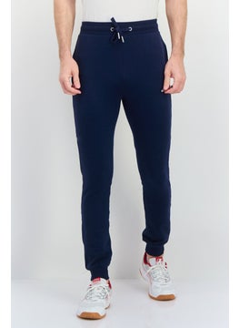 Ellesse Men Regular Fit Embroidered Logo Sweat Pants, Navy  - Image 1