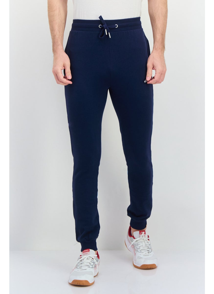 Ellesse Men Regular Fit Embroidered Logo Sweat Pants, Navy  - Image 1