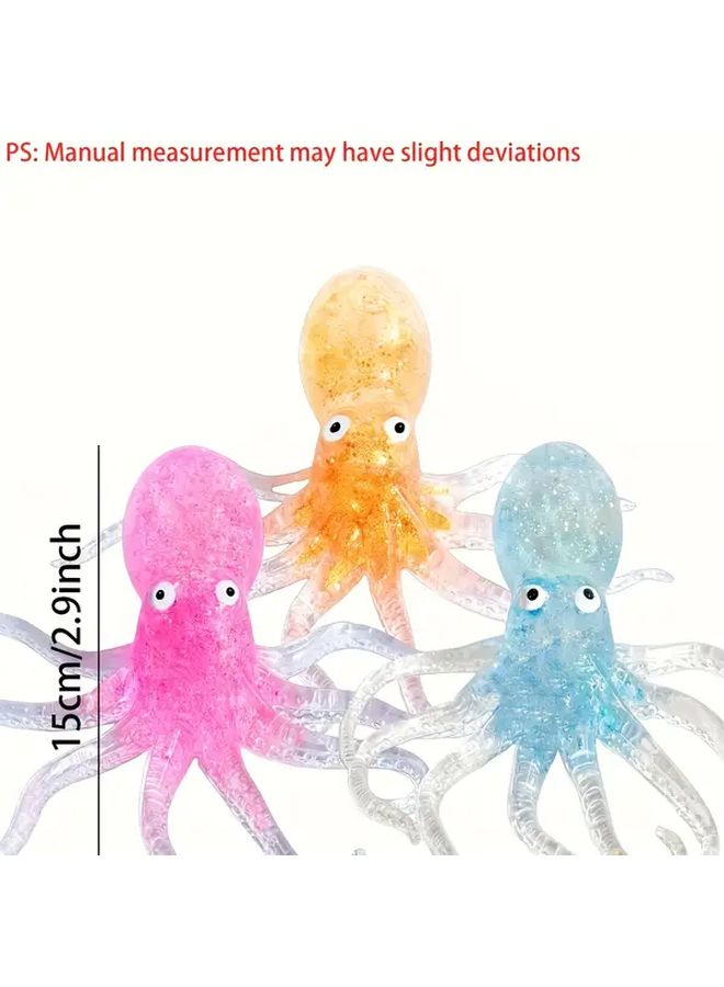 Random Color Cute Octopus Pinching Toy Super Soft Birthday Christmas Party Gift - Image 3