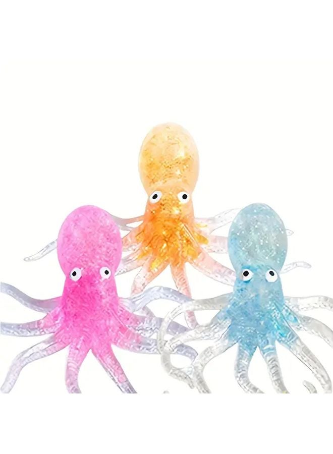 Random Color Cute Octopus Pinching Toy Super Soft Birthday Christmas Party Gift - Image 1