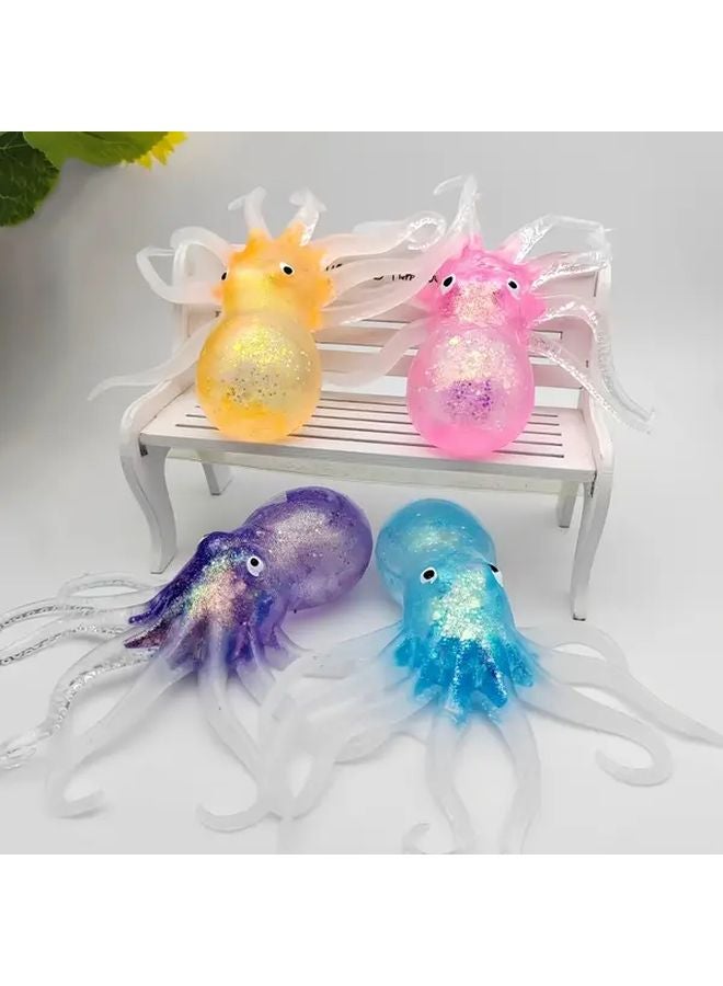 Random Color Cute Octopus Pinching Toy Super Soft Birthday Christmas Party Gift - Image 2