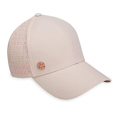 Gaiam Pink Baseball Cap for Women - Cruiser Breathable Nova Design, Lightweight Women's Ball Cap for Long Workouts & Running, Easily Adjustable Trendy Women's Hat with Ponytail Holder, Blush - Image 1