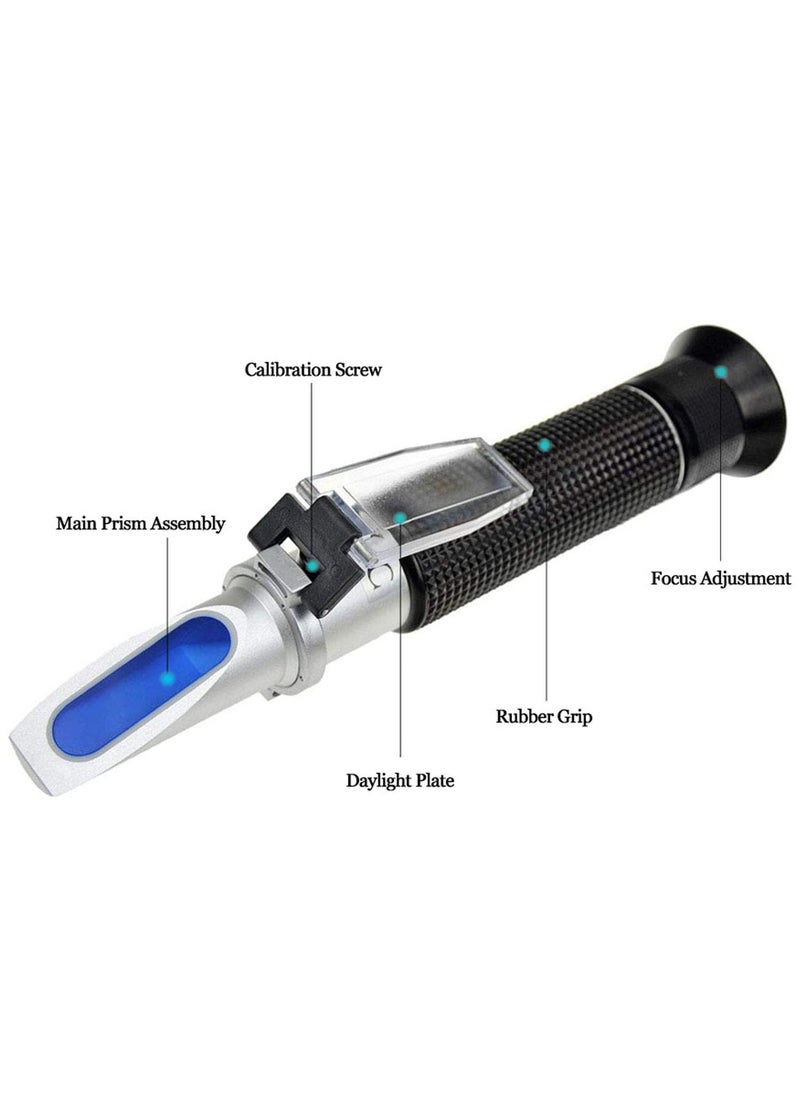 Agriculture Solutions Salinity Refractometer for Seawater and Marine Fishkeeping Aquarium 0-100 PPT with Automatic Temperature Compensation  - Image 2