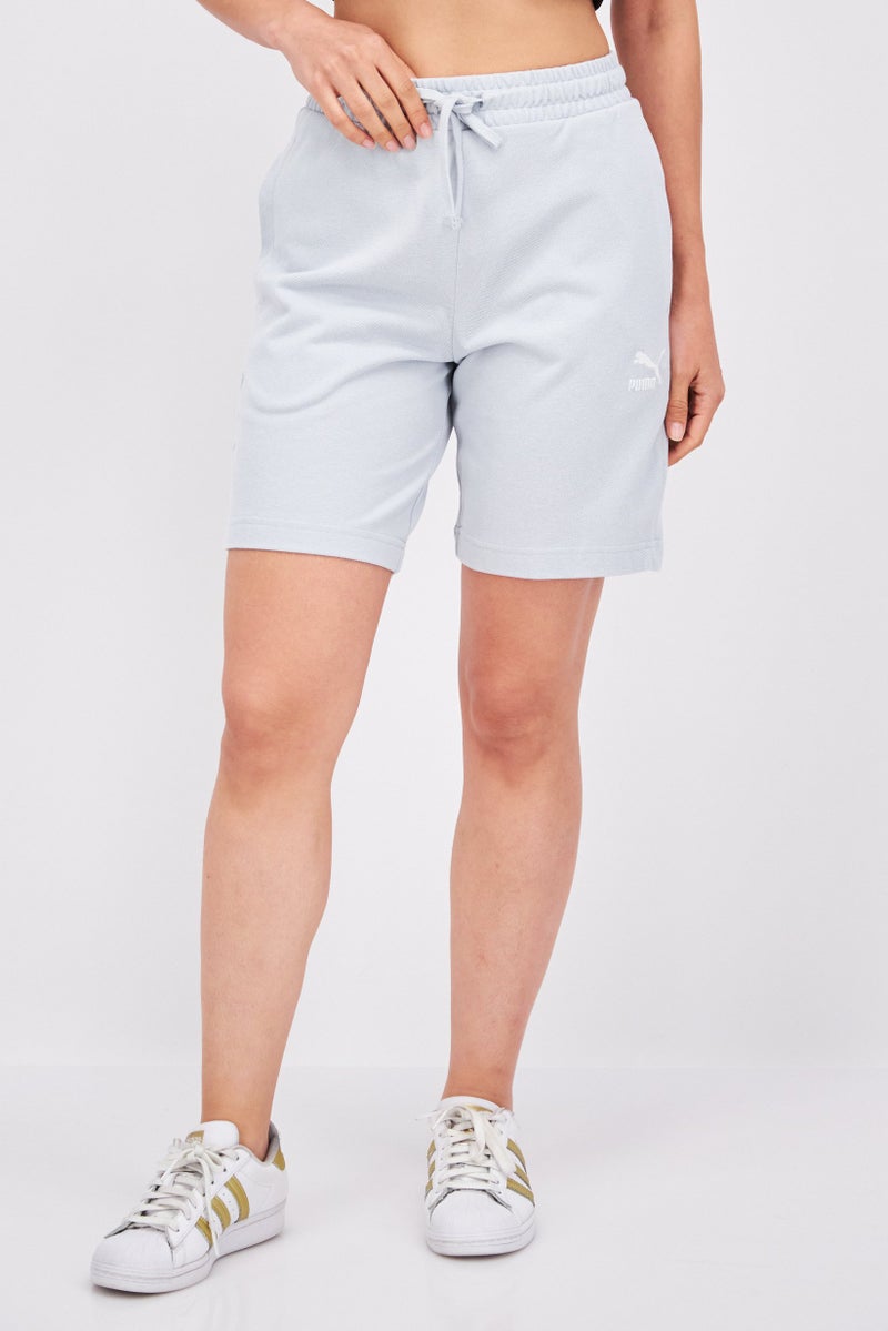 PUMA Women Sportswear Fit Training Shorts, Mint Blue - Image 1