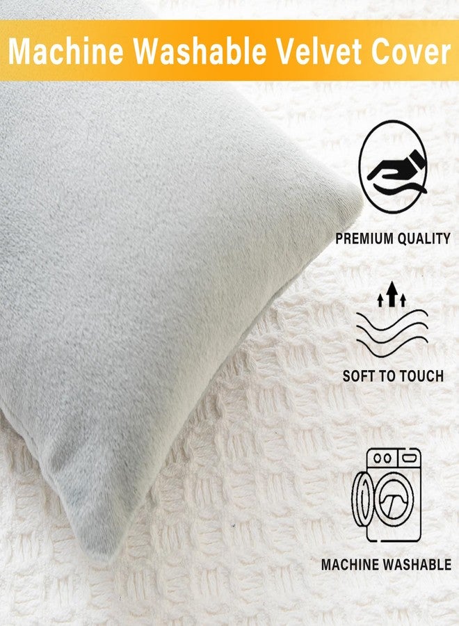 1 MIDDLE ONE 2 Pack Small Pillow, Memory Foam Mini Pillow 11 X 7 Inches for Travel, Sleeping, Nap and Neck, Knee, Lumbar Support, Tiny Cushion for Pet, Dogs (Grey) - Image 4