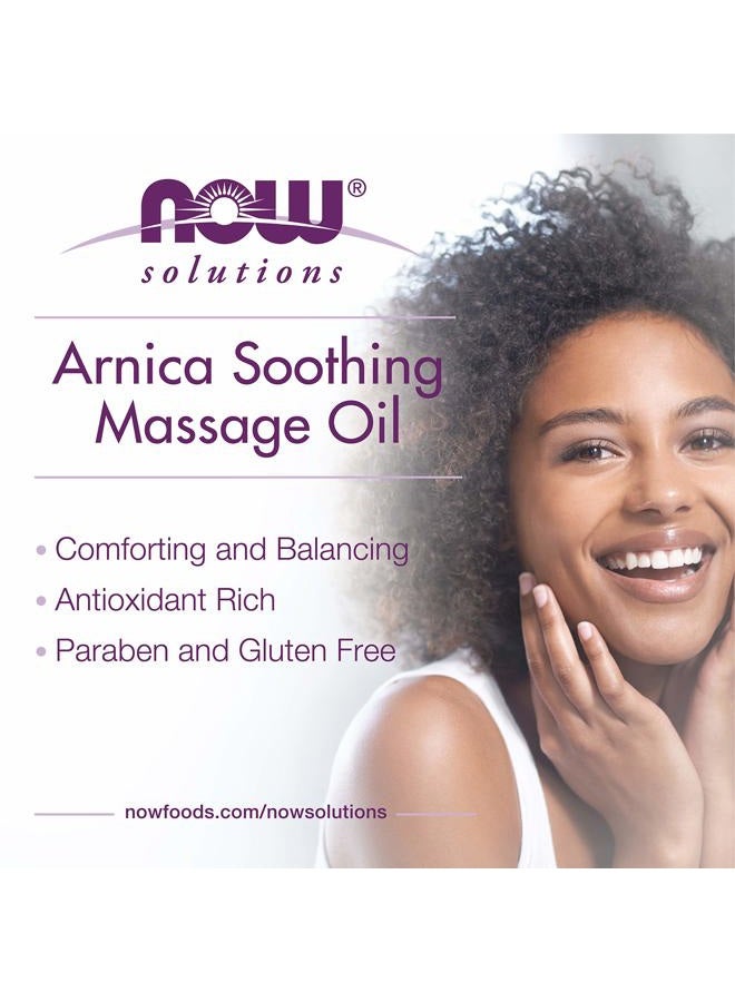 NOW Solutions, Arnica Soothing Massage Oil, Comforting Antioxidant Blend, 8-Ounce - Image 4