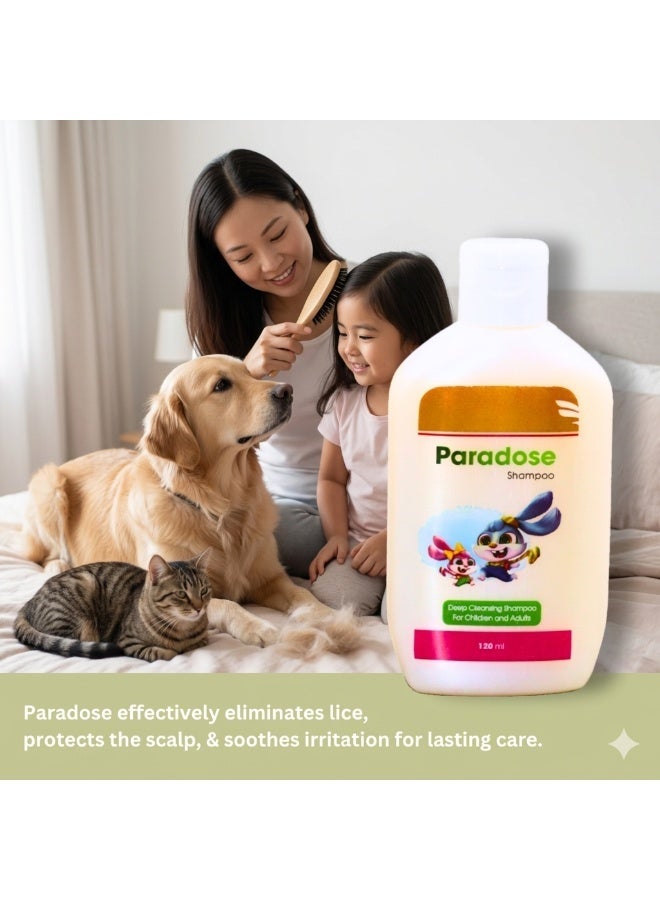 يو بى ام شامبو بارادوس لعلاج القمل للأطفال والكبار 120 مل - Image 3