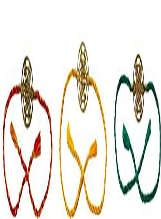 athizay Brass dial Skin Friendly with no Sharp Edges Designer Rakhi Combo Set of 3 for Brothers Rakhis Cutwork Brass Antique Gold Dial Made in India Products - Image 1