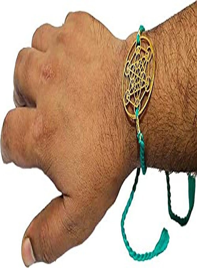 athizay Brass dial Skin Friendly with no Sharp Edges Designer Rakhi Combo Set of 3 for Brothers Rakhis Cutwork Brass Antique Gold Dial Made in India Products - Image 5