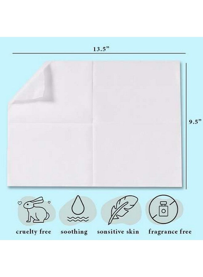 ProHeal Disposable Dry Wipes, 100 Pack - Ultra Soft Non-Moistened Cleansing Cloths for Adults, Incontinence, Baby Care, Makeup Removal - 9.5" x 13.5" - Hospital Grade, Durable - by ProHeal  - Image 2