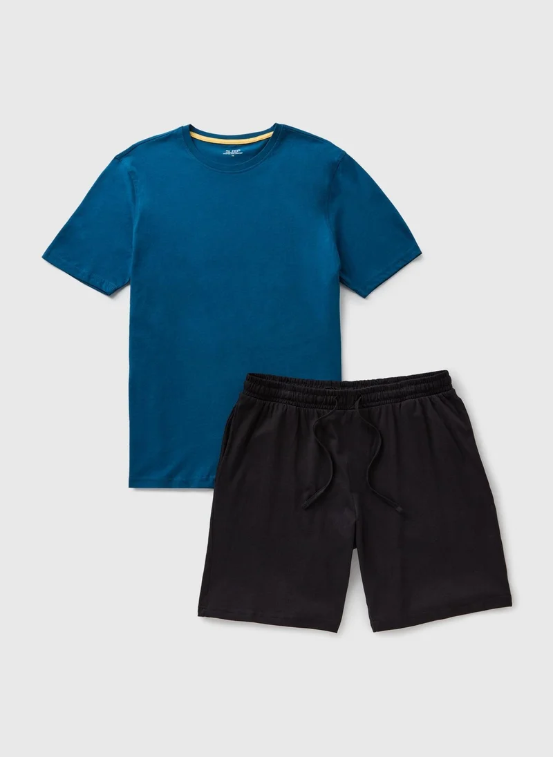 Matalan Blue Short Pyjama Set