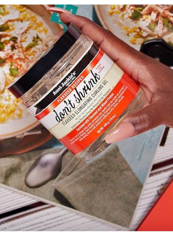 Aunt Jackie's Don't Shrink Flaxseed Elongating Curling Gel - Image 3