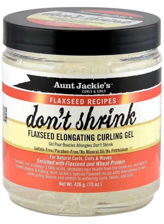 Aunt Jackie's Don't Shrink Flaxseed Elongating Curling Gel - Image 1