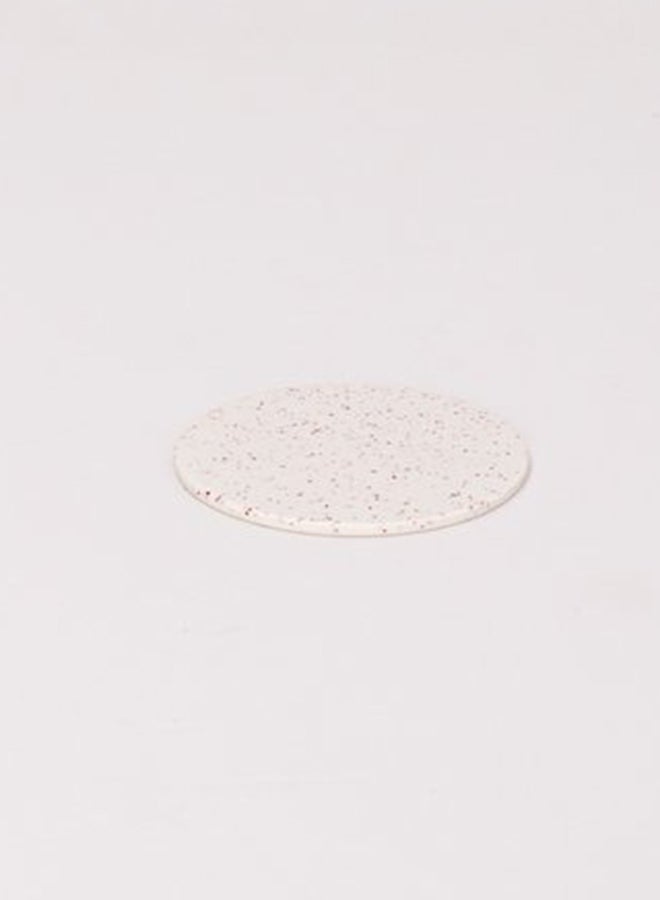 Bright Designs Melamine Coaster Set of 10 
  (D 10cm) Creamy with brown  - Image 1