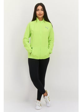 PUMA Women Sportswear Fit Long Sleeve Outdoor Jacket, Neon Light Green  - Image 4