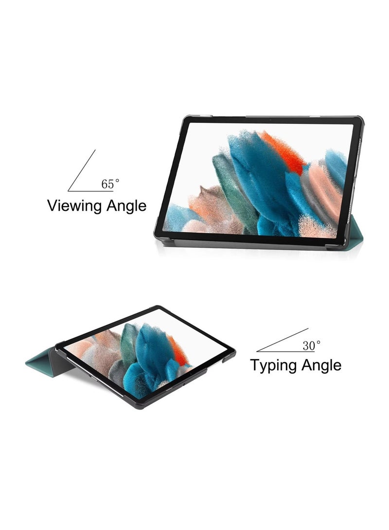يوارب كينج Trifold Smart Cover Protective Slim Case for Samsung Galaxy Tab A9 / Samsung Galaxy Tab A11 Green - Image 2