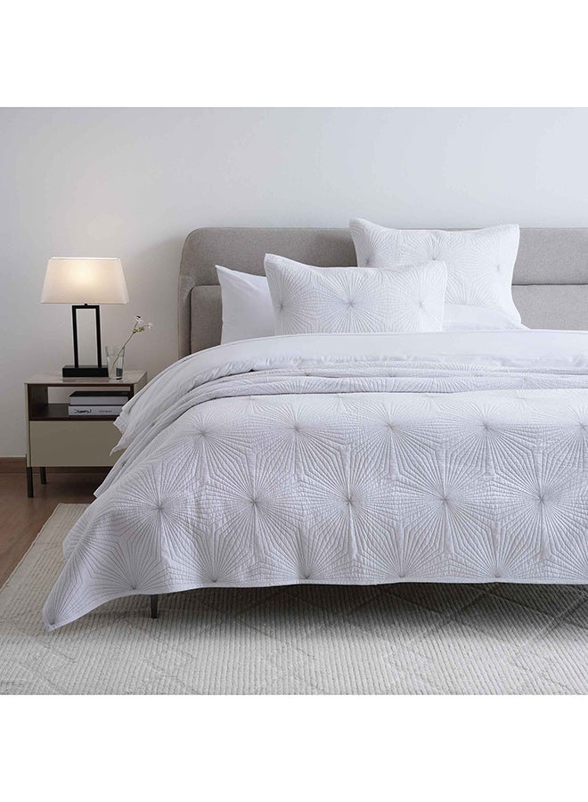 Pan Home Hoop 3-piece Bedspread Set 220x240cm - White - Image 1