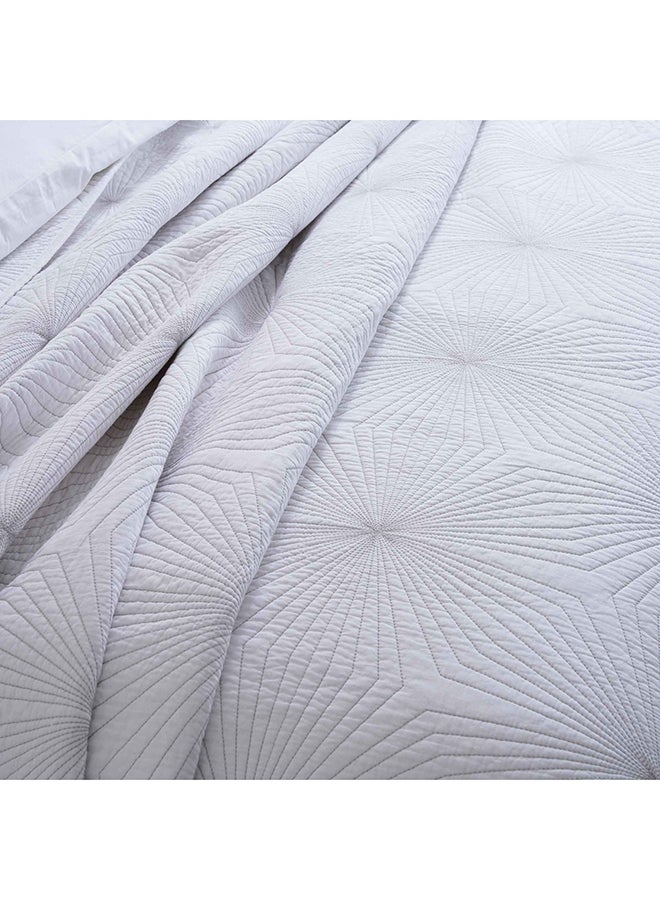 Pan Home Hoop 3-piece Bedspread Set 220x240cm - White - Image 5