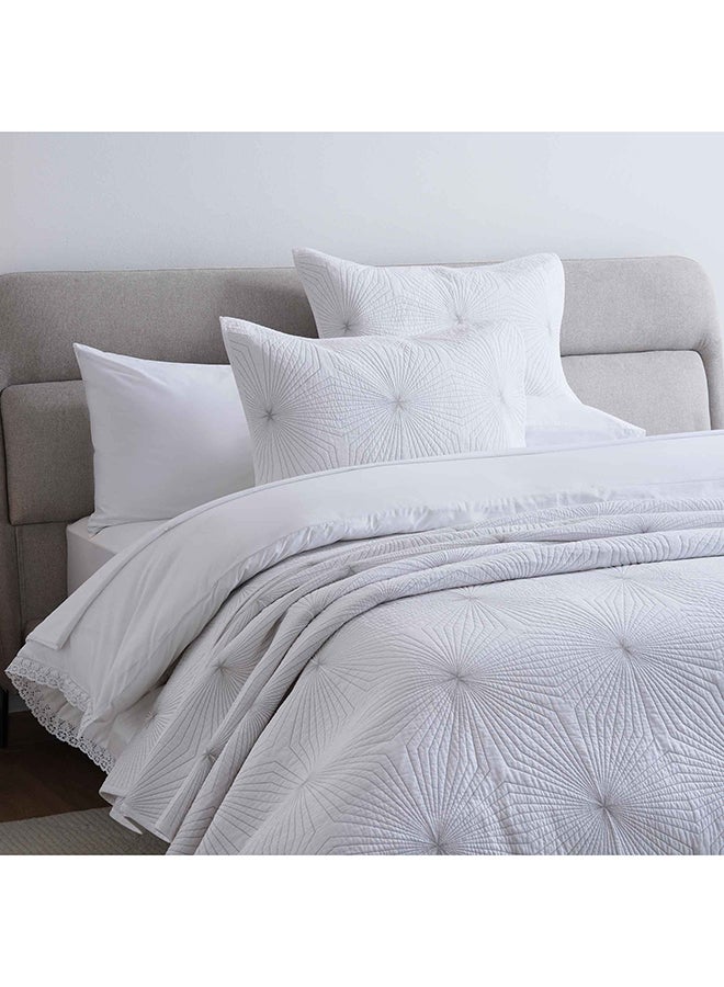 Pan Home Hoop 3-piece Bedspread Set 220x240cm - White - Image 3