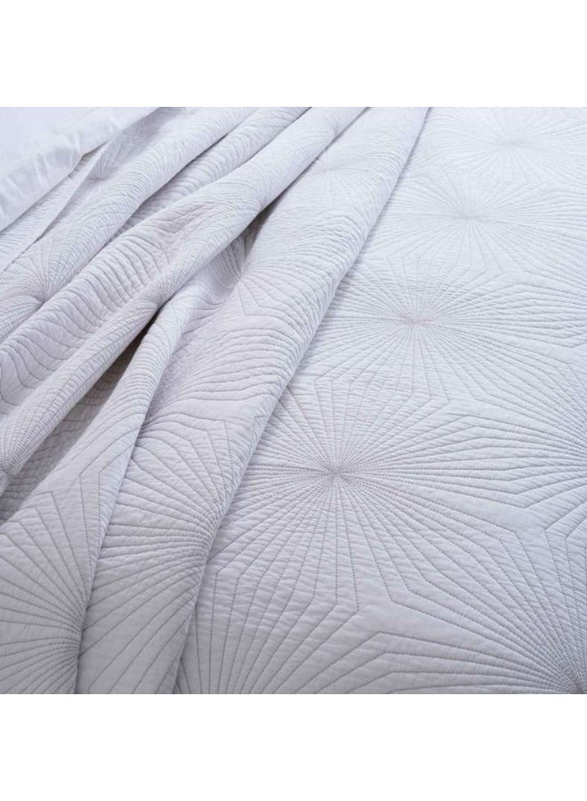 Pan Home Hoop 3-piece Bedspread Set 220x240cm - White - Image 5