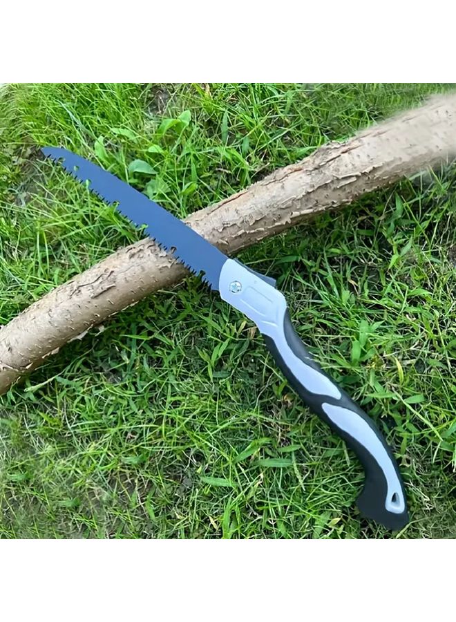 300mm Heavy Duty Folding Hand Saw with Ergonomic Handle for Outdoor Camping Woodworking - Image 5