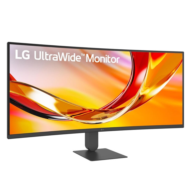 إل جي LG 34U640B-B 34-Inch UltraWide 21:9 QHD (3440 x 1440) Curved Professional Computer Monitor, 144Hz, FreeSync Premium, HDR10, HDMI, DisplayPort, USB Type-C PD 65W, Tilt/Height Adjustable Stand, Black black - Image 2