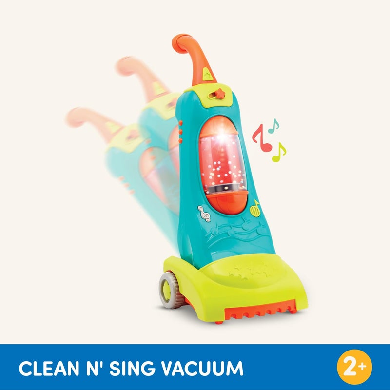Battat - Musical Vacuum Cleaner - Lights & Sounds with 2 Songs - Pretend Play Chores & Activities - Clean n' Sing - 2+ Years - Image 5