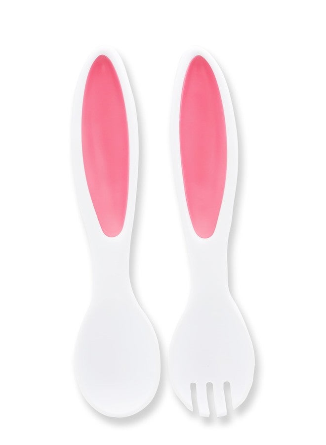 Winkee - Bunny Ears Salad Servers: Bunny Ears in Salad | Adorably Cute Plastic Salad Utensils | Serving Tools for Salad - Image 1