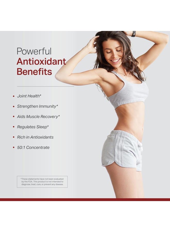 ANEW VITA كبسولات مونتمورنسي من الكرز الحامض | تركيز CherryPure 50:1 يعادل 25,000 ملغ - غني بمضادات الأكسدة والفلافونويد، مستخلص الكرز الحامض النباتي للنقرس والعضلات - 120 كبسولة نباتية - Image 2