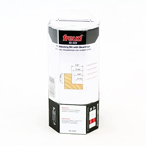 Freud 32522 516 38 716 12 Depth Rabbeting Bit with Bearings - Image 3