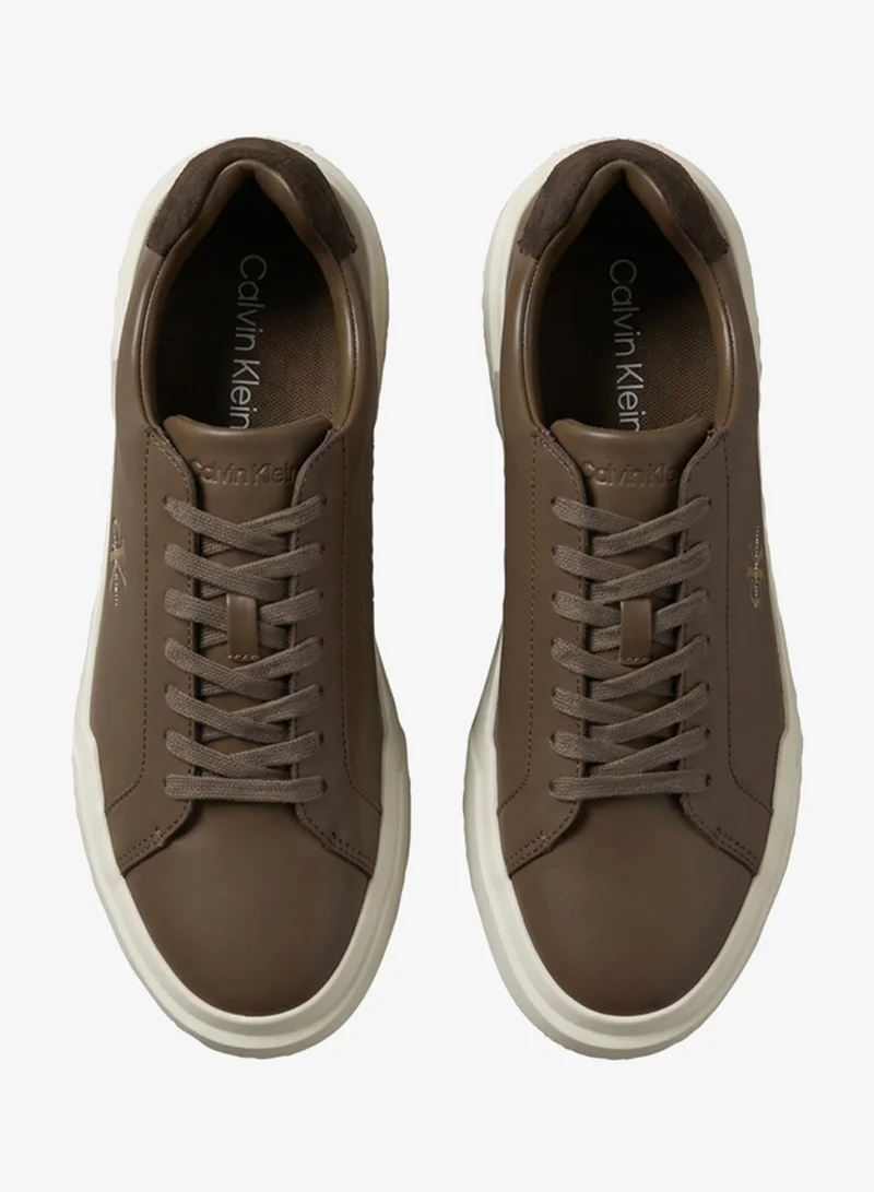 Calvin Klein  Leather Durable Traction Chunky Trainers for Men | Best Price UAE