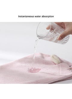 yongsheng Quick Dry Hair Cap Microfiber Drying Hair Towels Coral Velvet Hair Cap Strong Water Absorbent Hat Bath Towel Women Hair Wrap  - Image 5