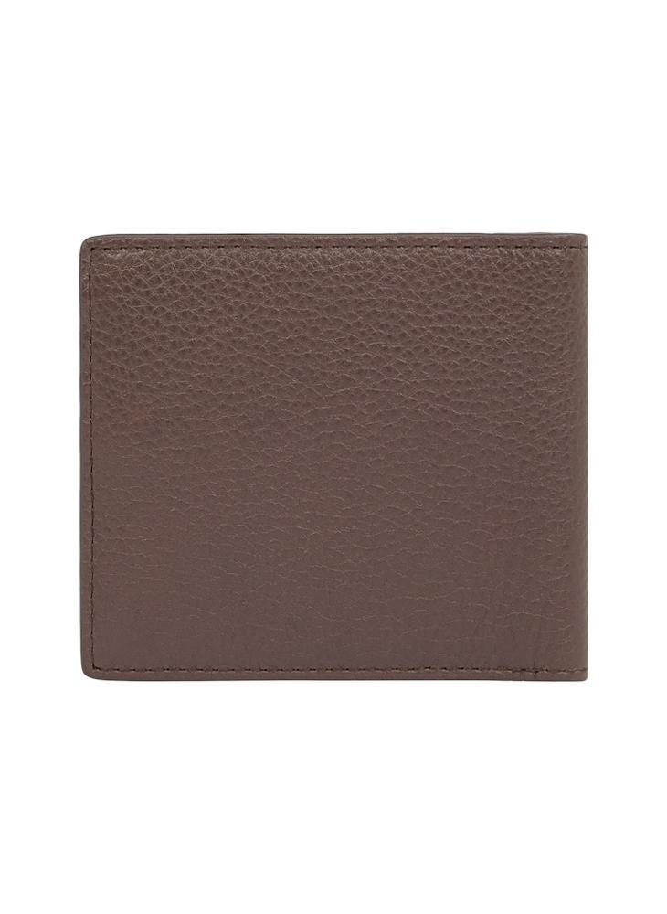 TOMMY HILFIGER - LEATHER MONOGRAM MINI CARD WALLET - Image 1